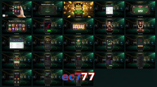 Main screen of Ec777 bet page for PK players