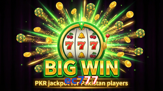 Big win animation on Ec777 slot game